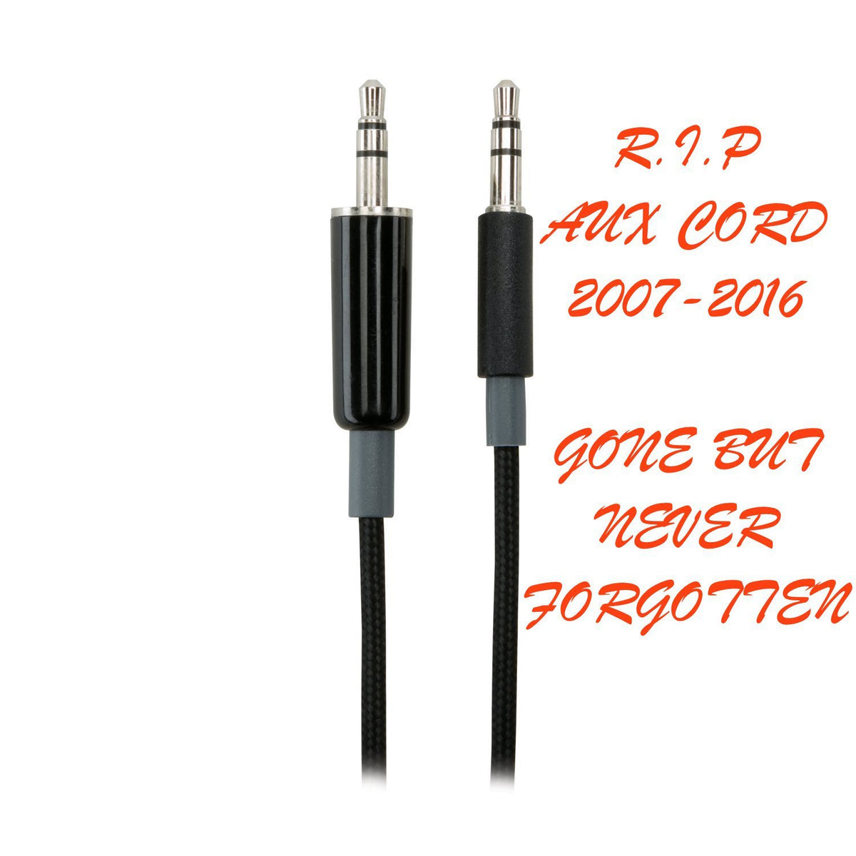 R.I.P.: The Aux Cord