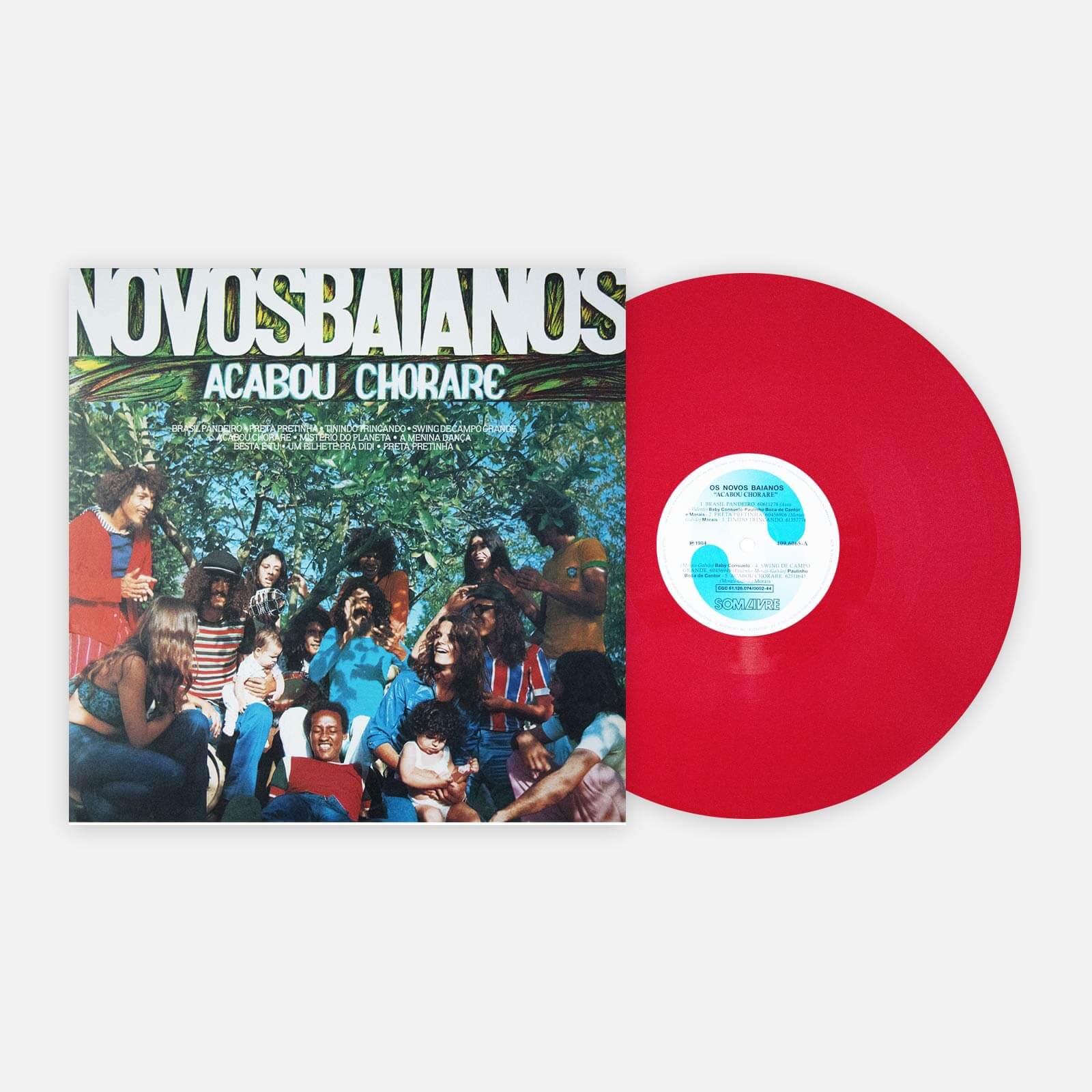 Novos Baianos 'Acabou Chorare' (Red Vinyl, LTD. to 1000)