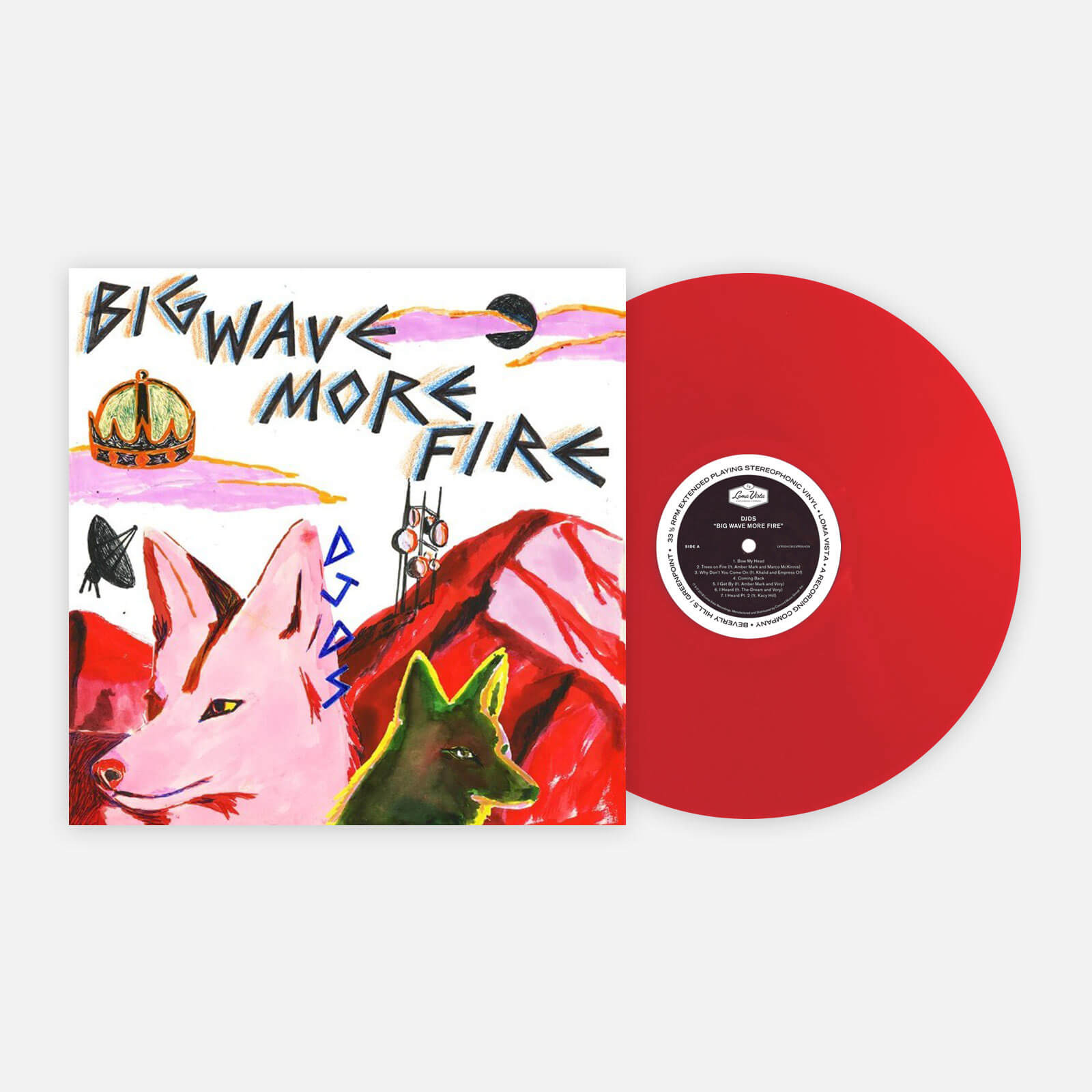 DJDS 'Big Wave More Fire' (Opaque Red Vinyl, Exclusive Incense Pack, LTD. to 600)