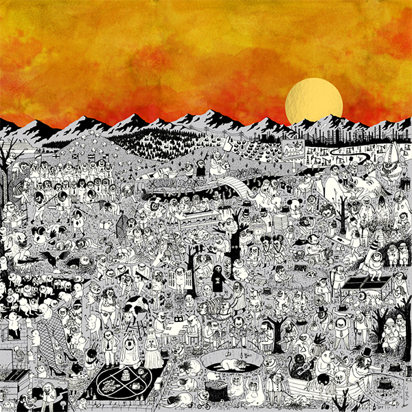 Father John Misty 'Pure Comedy' (Gold/Burgundy Marbled Vinyl, LTD to 750)