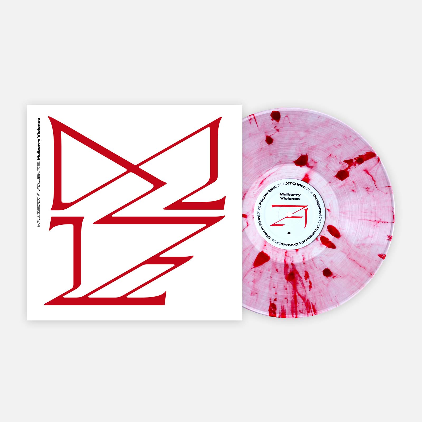 Trevor Powers 'Mulberry Violence' (Clear w/ Blood Red Splatter, LTD. to 500)